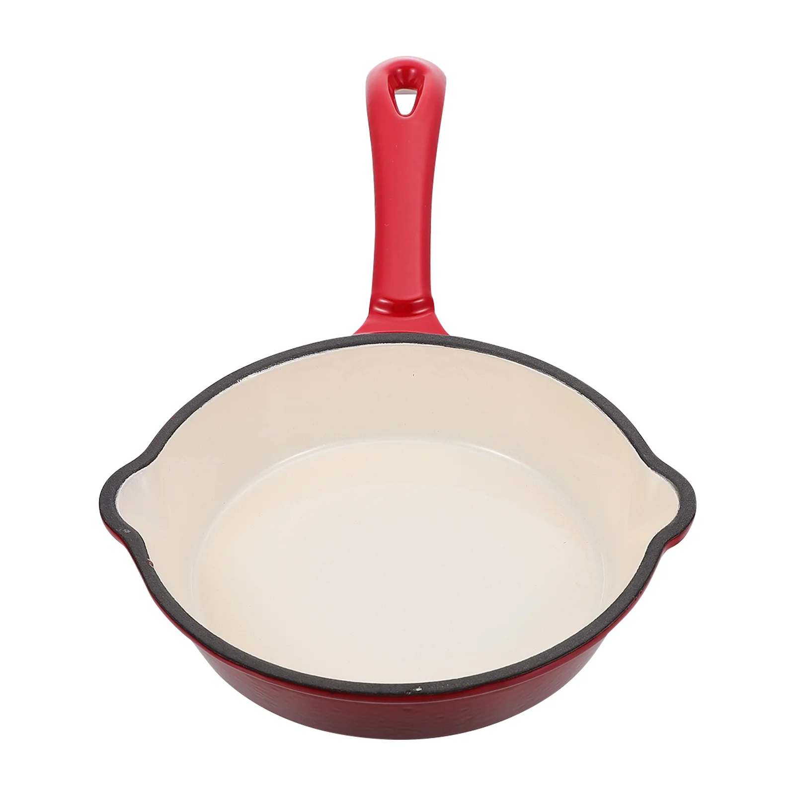 

1Pc Practical Frying Pan Non-stick Pan Home Kitchen Cooking Utensil (Red)