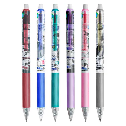

Милая гелевая ручка AIHAO GP2221 Conan со стираемыми чернилами, школьные и офисные принадлежности, канцелярские принадлежности, подарок 0,5 мм, синие...