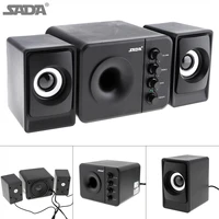 d 205 usb2 0 subwoofer computer speaker with 3 5mm audio plug and usb power plug for desktop pc laptop mp3 cellphone mp4