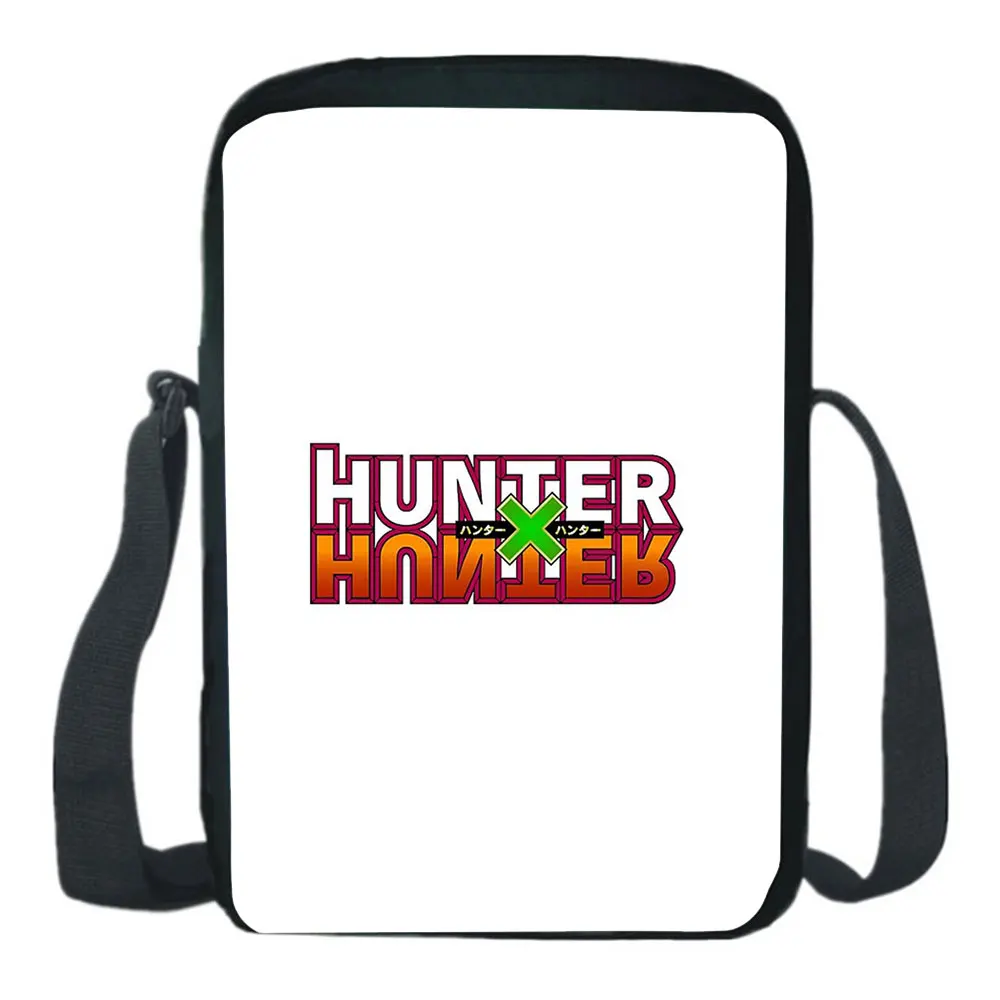 Anime Hunter X Hunter Messenger Bag Anime Kurapika HxH Devil Eye Cartoon Crossbody Bag Boys Girls Men Messenger Knapsack