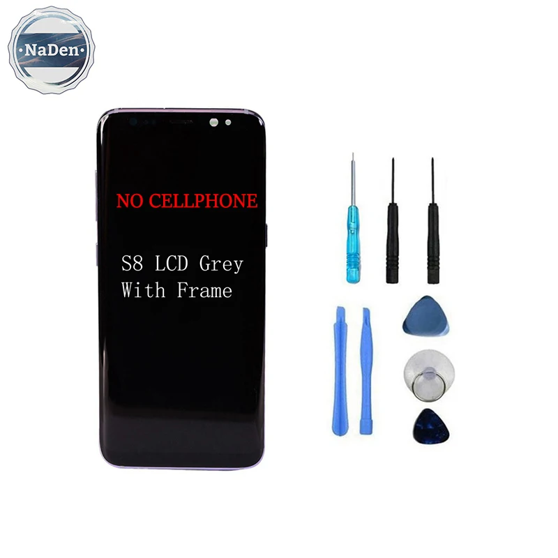 high quality mobile phone lcds for samsung galaxy s8 g950 lcd display touch screen free global shipping