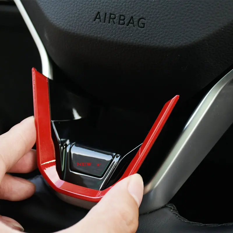 Для рулевого колеса r логотип рулевое колесо наклейка с блестками новинка golf 8 MK8 Passat CC TAYRON X Touareg модификация r-mark автомобиля