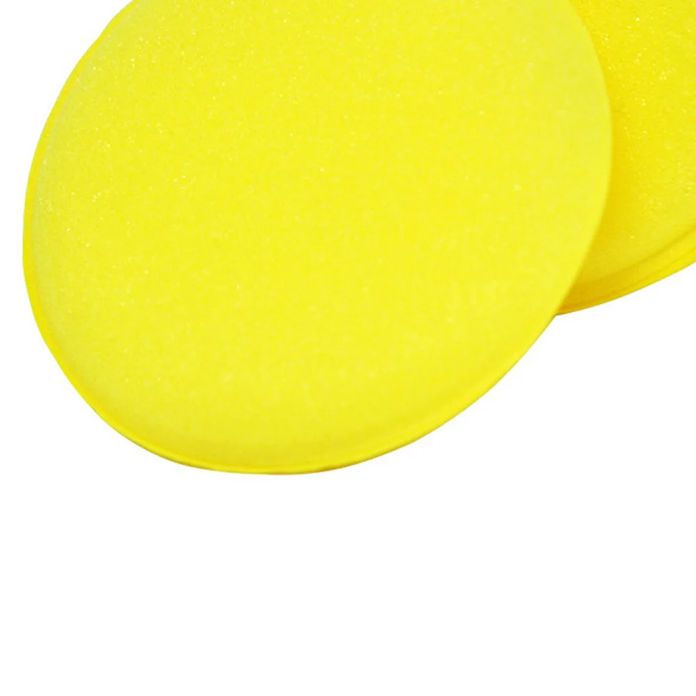 

Microfiber Car Foam Sponge Auto Yellow Buffing 12pcs Polishing Cleaning