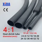 1 метр 4:1 термоусадочная трубка с клеем Термоусадочная трубка термоусадочная трубка с двойными стенками Термоусадочные трубки 6 8 12 16 24 40 52 72