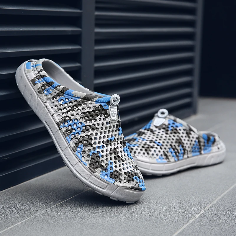 2019 г. Новая летняя мужская обувь повседневные Нескользящие удобные дизайнерские