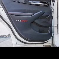lsrtw2017 car interior door mat anti kick pad cover sticker for kia seltos 2020 2021 2022 kx3 accessories auto styling parts