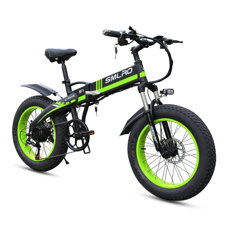 Bestellen Elektrische Fahrrad 48V 1000W 20inch Klapp Elektrische Schnee Ebike 40 Km/h Mit 14AH Batterie 4,0 Fett Reifen Elektrische Fahrrad Strand E-bike