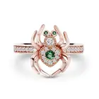 Изысканное модное и элегантное женское кольцо с кубическим цирконием подходит для уникальной индивидуальности и особого обручального кольца для отдыха