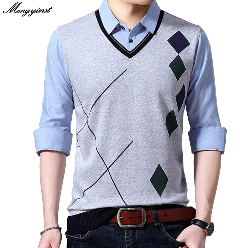 Кашемировый шерстяной свитер Мужская брендовая одежда сезон осень зима 2021