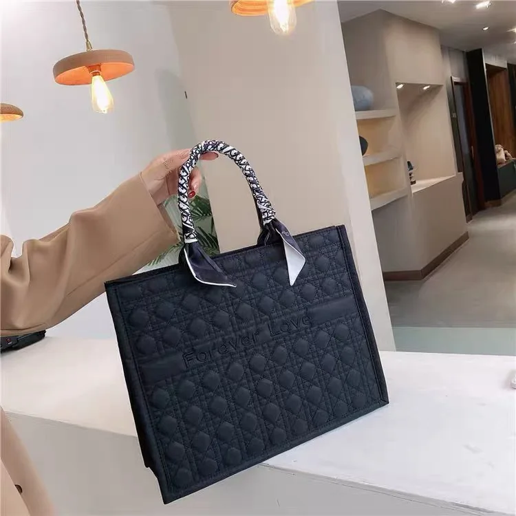 

Hiboom 2020 Large Capacity Ladies Handbag High Quality Shoulderbag High-end Fashion Classic Design Female shopping bag