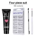 Полимерное удлинение COSLEMON набор гелей для ногтей все для маникюра Набор для быстрого наращивания геля для кутикулы толкатель для пальцев удлинение формы набор гель-лаков