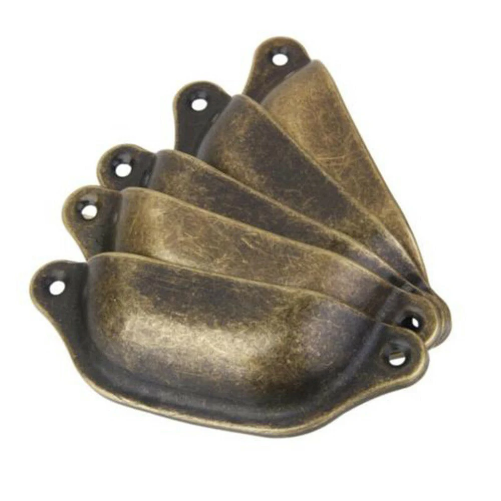 10 шт. винтажные антикварные латунные ручки для вытягивания стаканов в