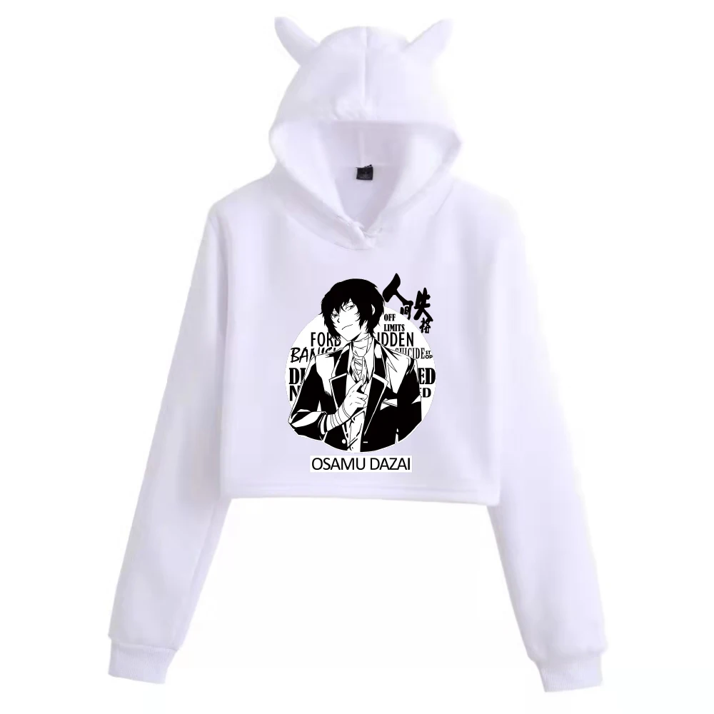 

Anime Bungo Stray Dogs Hoodie Fashion Pullovers Tops Cute Casual Woman Sweatshirt