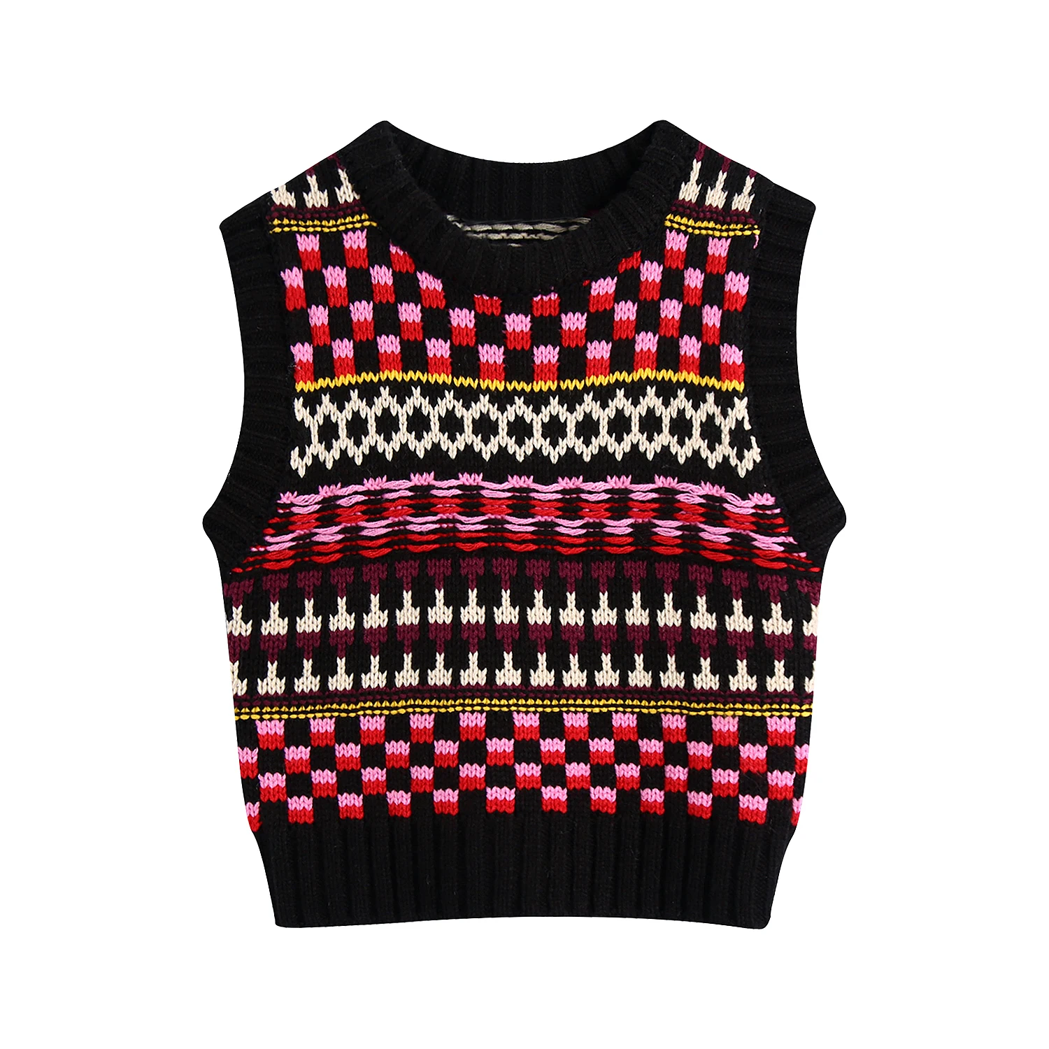 

BLSQR O-neck Slim Tank Tops Women Vintage Chic Elegant Pullover Camis Female Streetwear Fashion Casual Crop Camis Lady
