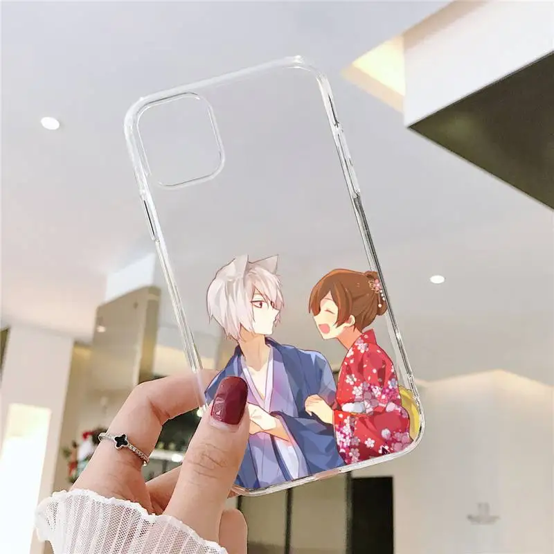 

Kamisama Hajimemashita Tomoe Phone Case Transparent for iPhone 6 7 8 11 12 s mini pro X XS XR MAX Plus SE cover funda