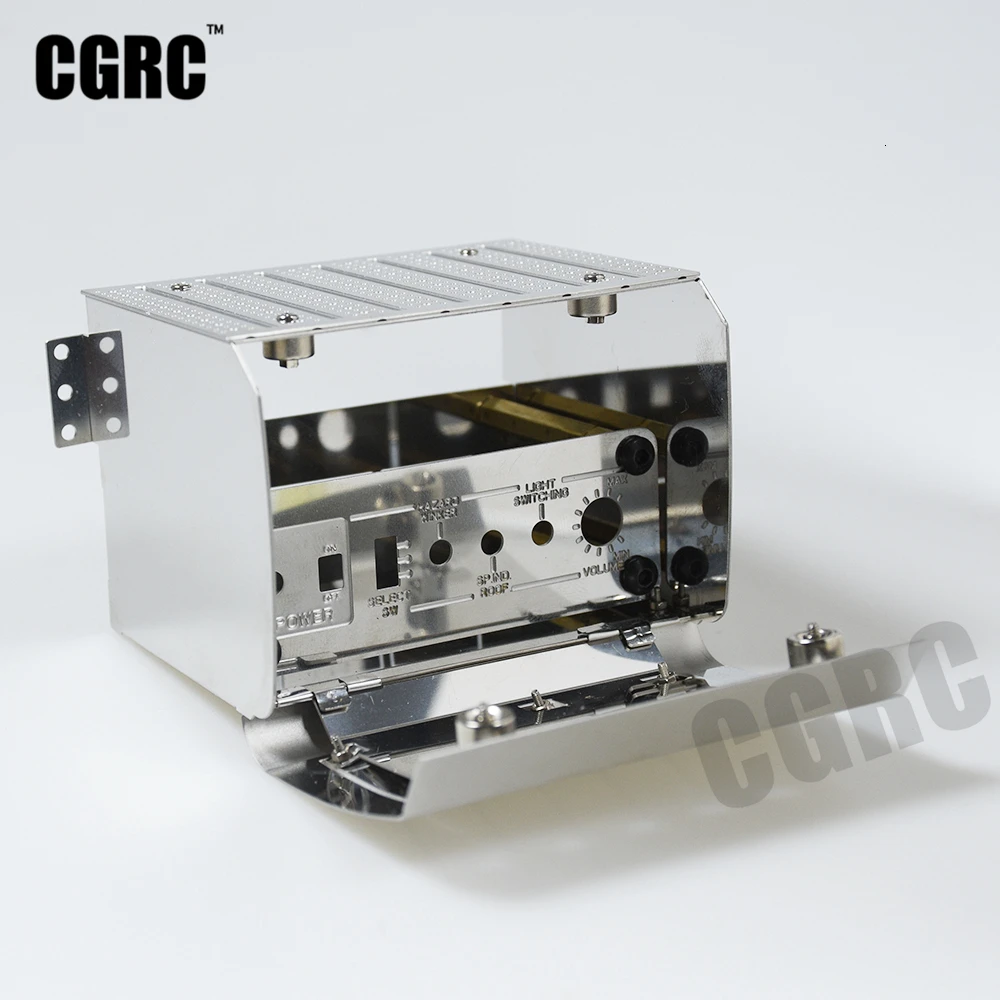 Блок переключателя управления 4 в 1 металлический ящик 1/14 Tamiya для тягача