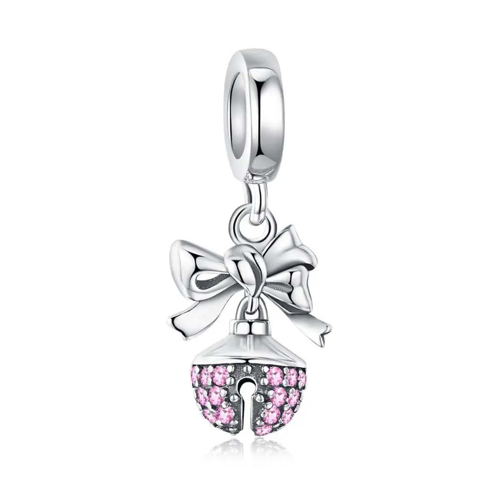 JewelryPalace рождественские украшения Свадебный бусы колокольчик Шарм Fit Браслеты 925 пробы серебро Мода подарок для лучших друзей Лидер продаж