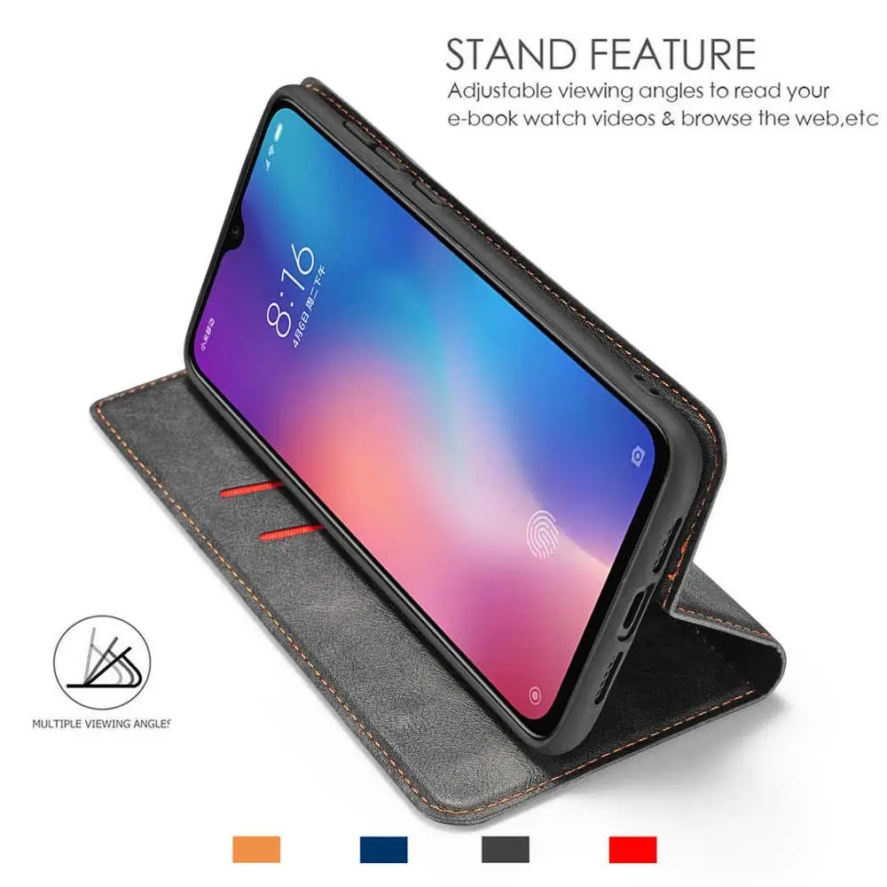 Кожаный магнитный чехол книжка для телефона Samsung Galaxy A20 A20E A30 A40 A40S A50 A70 кошелек с