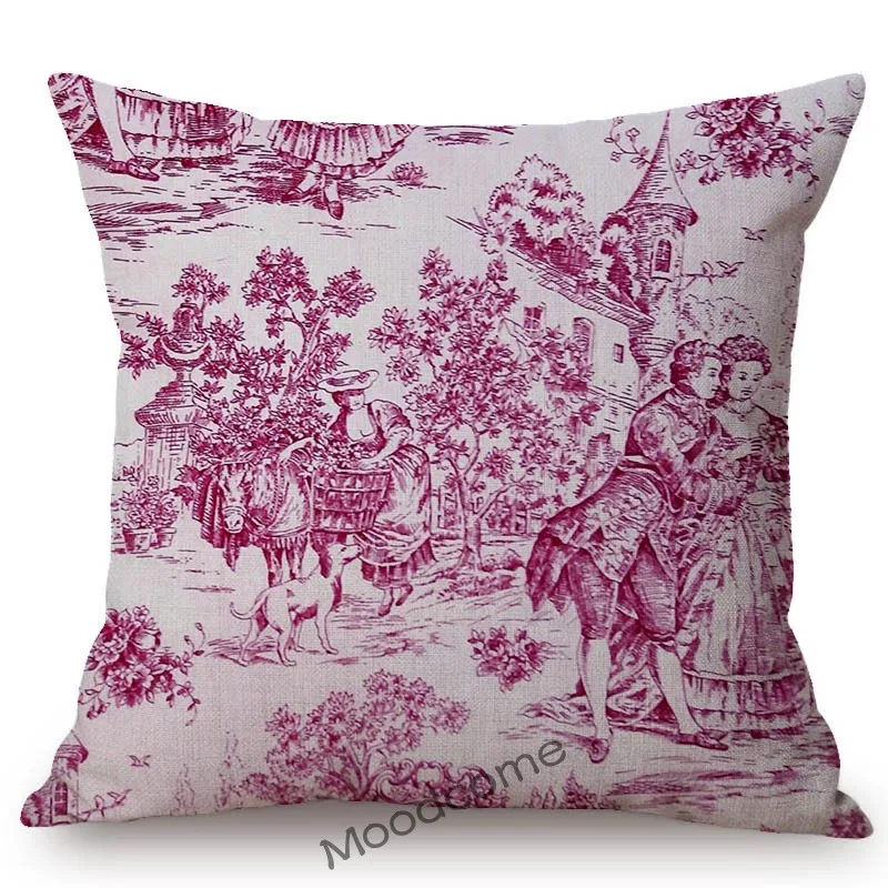 Традиционный классический французский фон с рисунком темно-синий элегантный