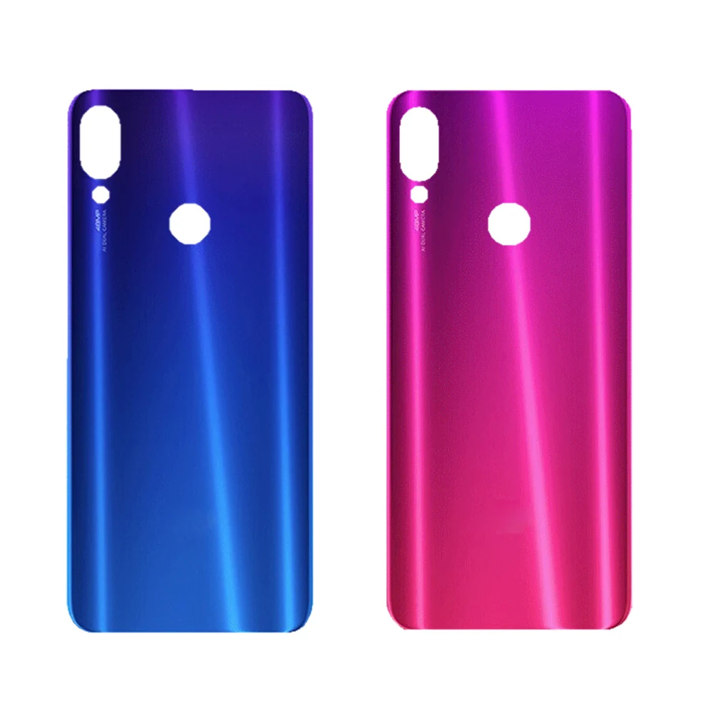 10 шт. для Xiaomi Redmi note 7 крышка батареи Задняя стеклянная панель Дверь Корпус чехол pro