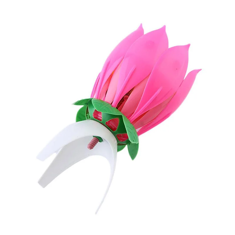 Джой Поющая музыка свеча на день рождения Однослойная лотоса Цветущая