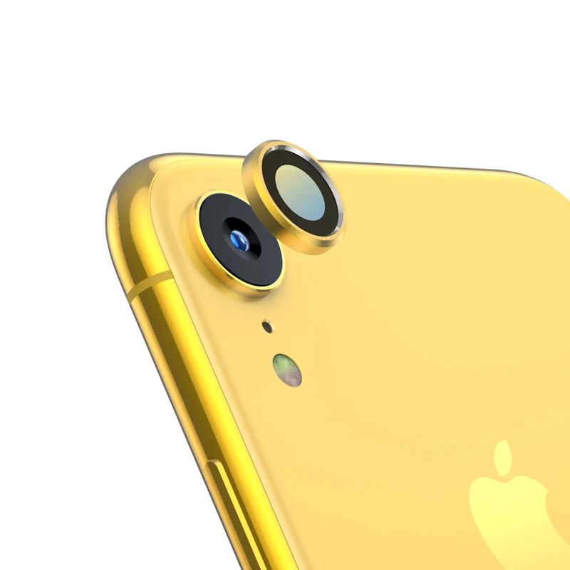 Защитная пленка для задней камеры для iPhone XR 11 Pro Max iPhoneX R X S XS из закаленного стекла, металлическое защитное кольцо для задней линзы