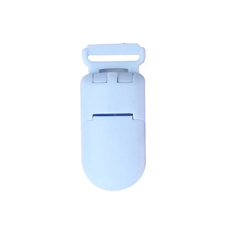 Abrazadera de pl&aacute;stico para chupete de reci&eacute;n nacido, Clip auxiliar de Color s&oacute;lido, port&aacute;til, 10 unids/set por juego-5