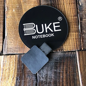 1 PCS BLACK Самоклеящаяся эластичная Ручка Петля для ноутбуков журналов держатель ручки - Цвет: 1 PCS BLACK