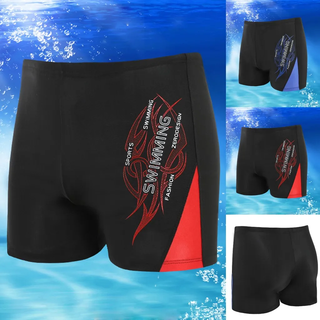 Большие летние сексуальные пляжные шорты 3XL-4XL Мужской купальный костюм плавки