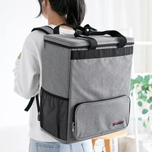 2021 Portable Lunch Box Leak Proof Thermal Insulated Tote Cooler Handbag Picnic Bags Bento Pouch Dinner Container Shoulder Bag