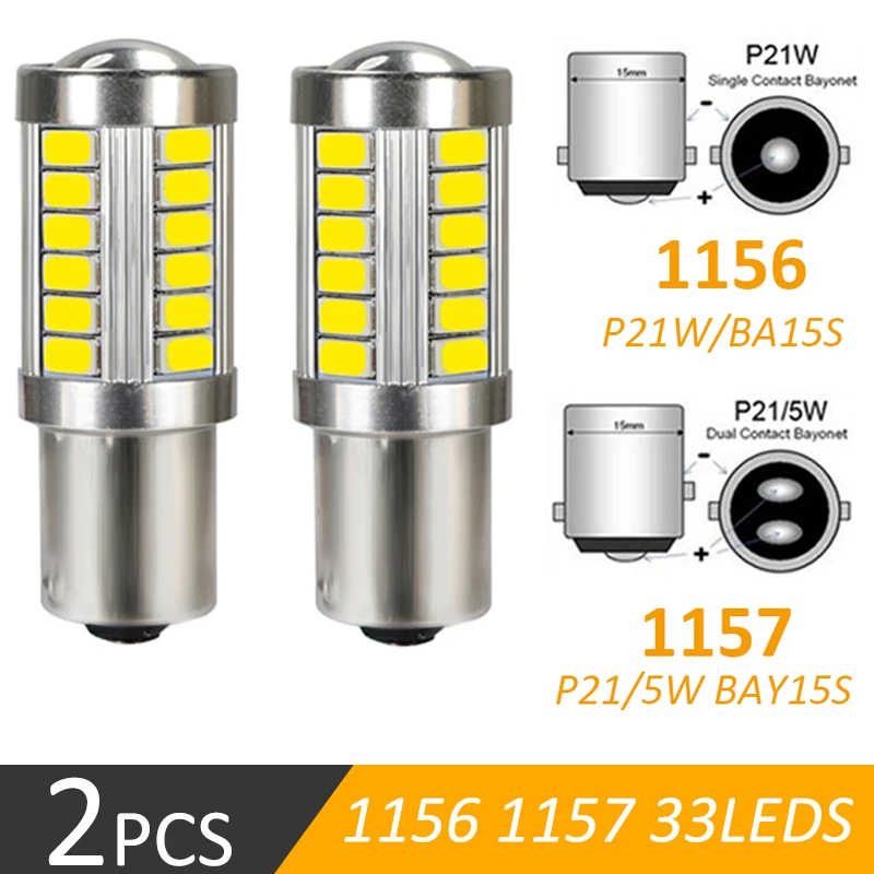 1156 1157 P21/5 Вт BAY15D 33SMD 5630 5730 светодиодный супер яркий стоп светильник s