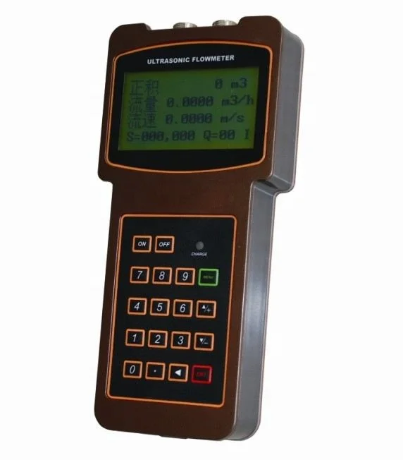 

Remotely Monitoring handheld ultrasound water flow meter dn100 RS485 modbus handheld water ultrasonic flowmeter