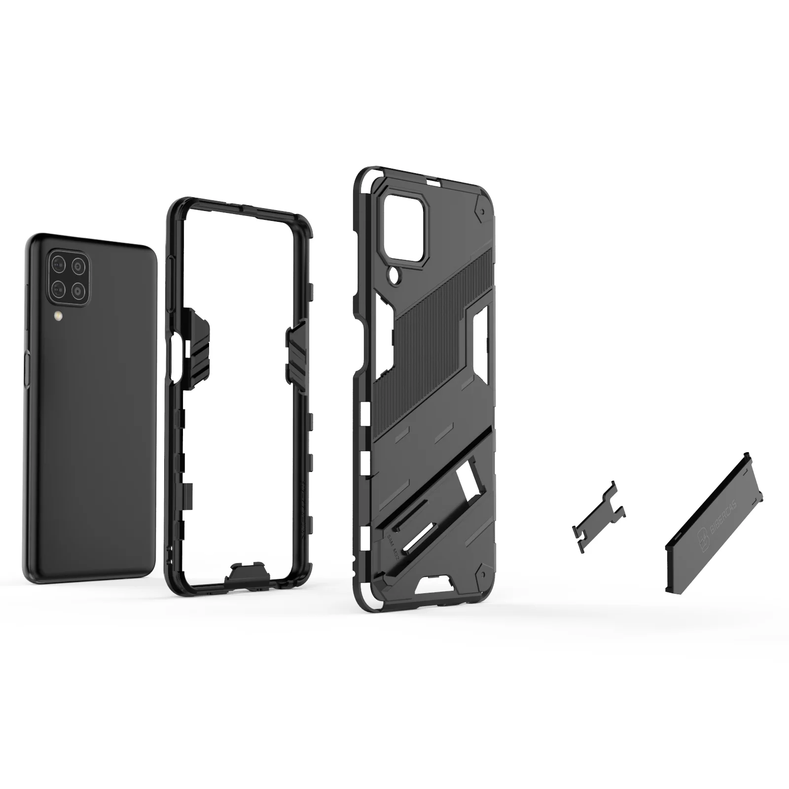 For Samsung Galaxy M32 Cover Case For Samsung Galaxy M32 A12 A32 Coque Armor Kickstand Shockproof Bumper For Samsung Galaxy M32