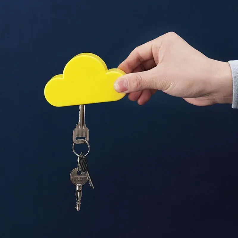 

Magnetic Hooks Home Storage Holder Hooks Creative Cloud Keys Magnetic Magnets Hooks Key Holder Wall-Mounted Shape Securely M1X7