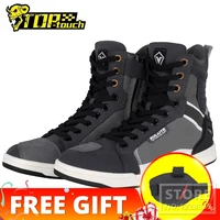 mens motorcycle riding boots anti fall motorcross boots men breathable rider road racing casual shoes boots four seasons