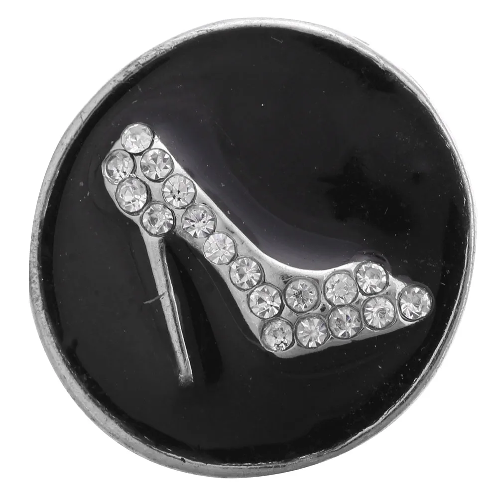 6 шт./лот новые кнопки металлические на высоком каблуке защелки для шармов