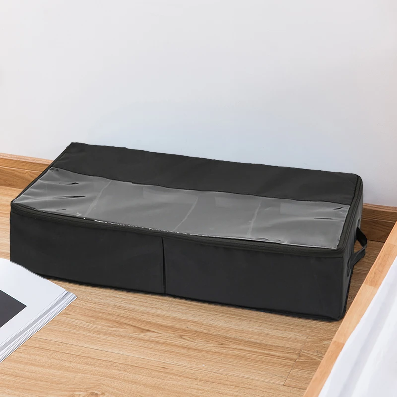 Моющаяся складная коробка для хранения обуви с застежкой молнией домашнего