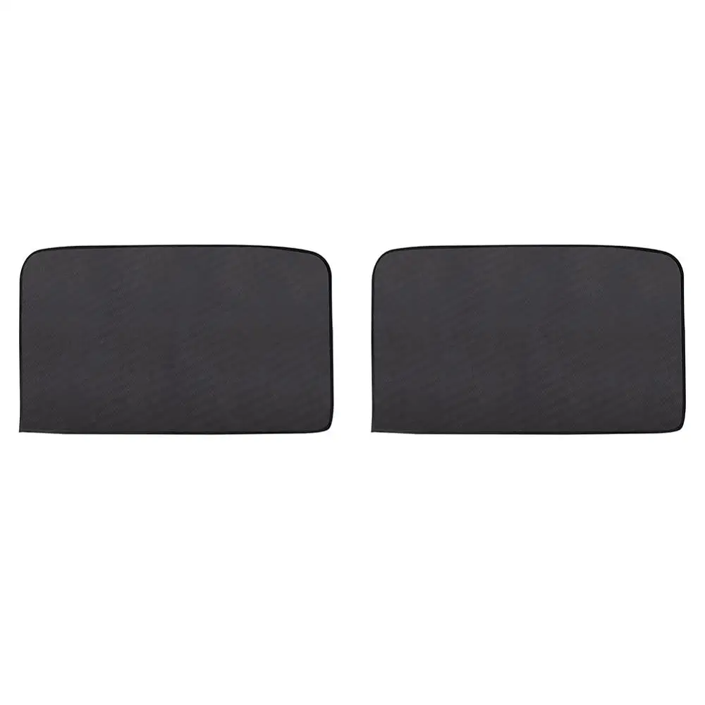 2pcs Back Переднее/заднее магнитное Авто Окно Солнцезащитный козырек летний солнцезащитный козырек Солнцезащитный козырек боковая оконная пленка Сетка УФ Автомобильная занавеска - Цвет: 2pcs Back
