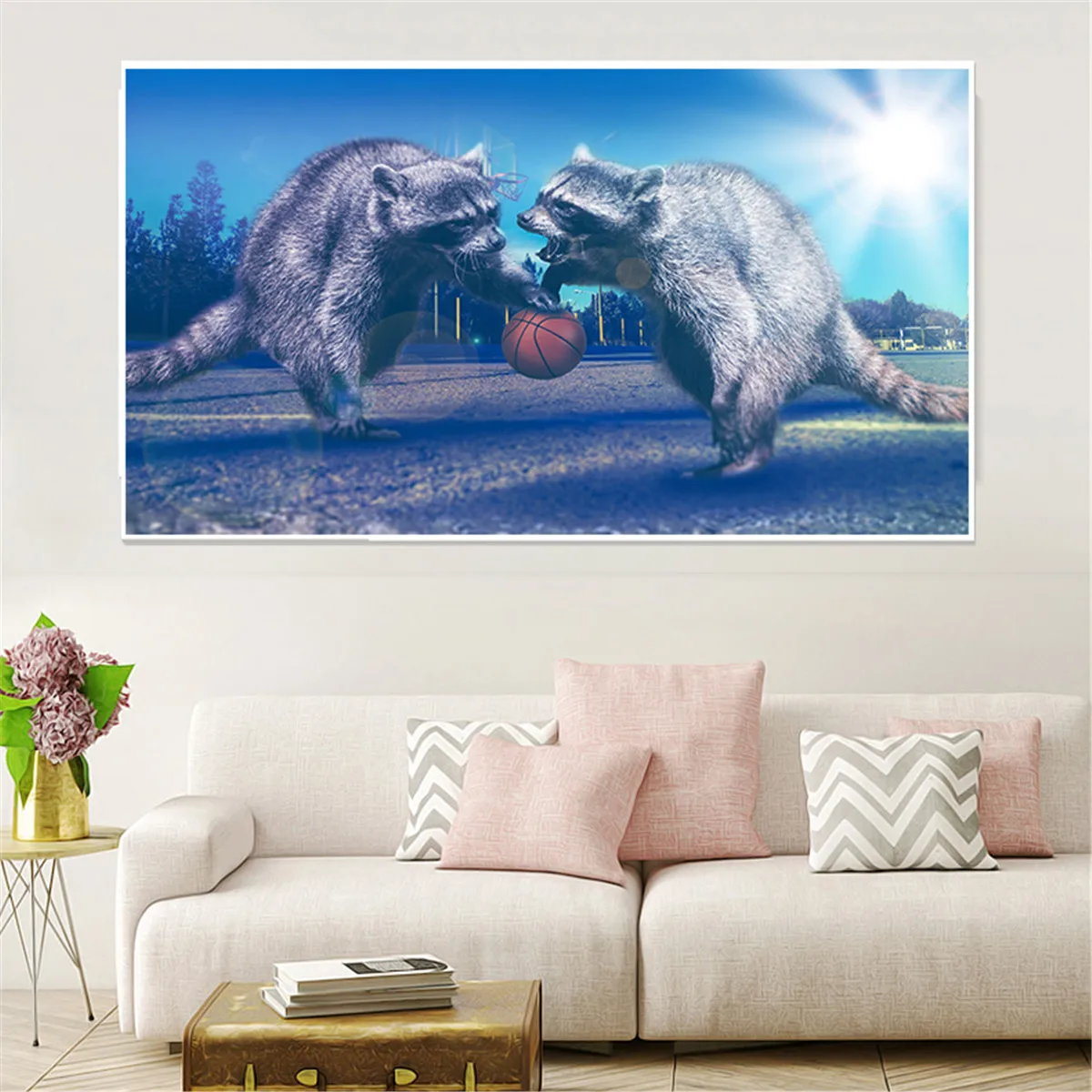Забавные Critters современный минималистским художественных работ кофе Wall-Art декора