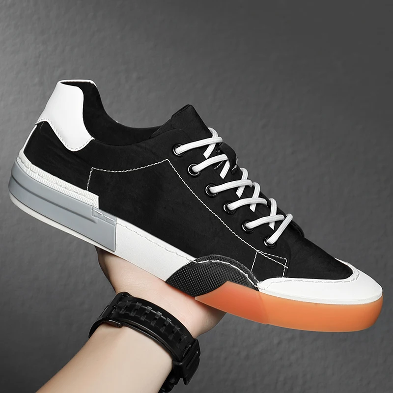 

Белые спортивные мужские повседневные сандалии, мужские новые кроссовки, летние мужские модные кожаные черные легкие сандалии