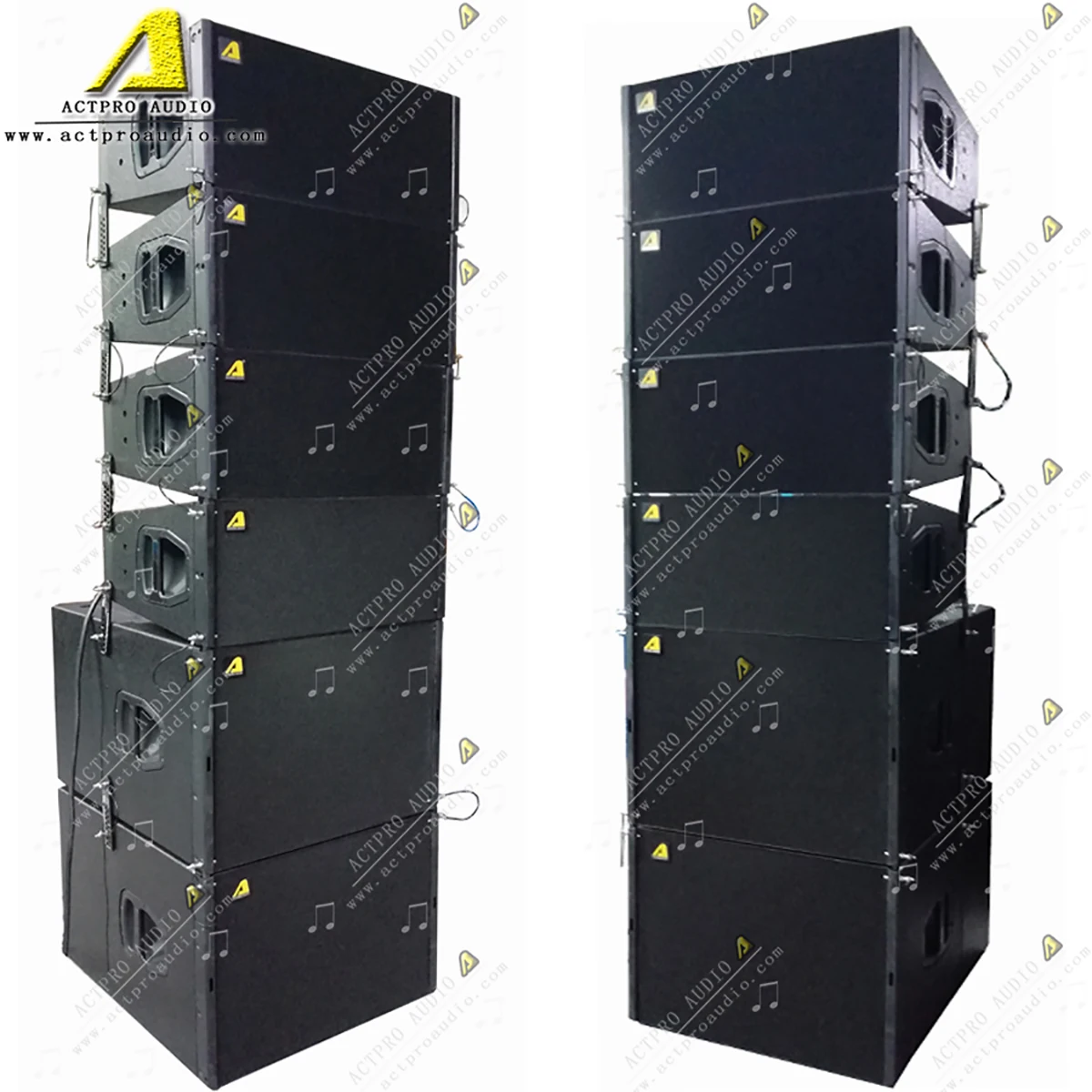 Профессиональный Сценический Линейный Массив Q1 & Q Sub двойной 10 дюймовый 2