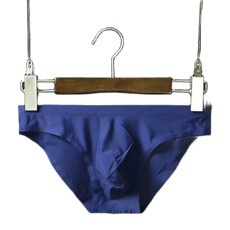 Сексуальное мужское ледяное шелковое бесшовное белье прозрачные u-образные