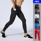Мужская компрессионная пробежка, костюм для бега, одежда, тренировочный костюм, футболка с длинными рукавами и штаны, тренировка в тренажерном зале, леггинсы, штаны для йоги