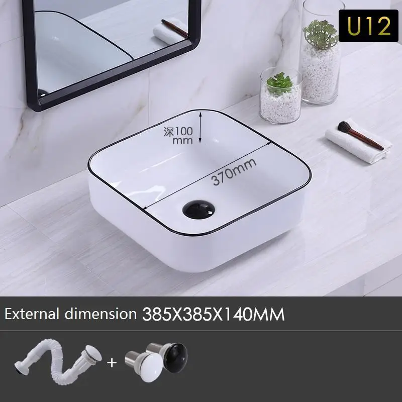 Lavagem Wastafel Mano миска для ванной комнаты Lavabo Pia Cuba Banheiro раковина для ванной комнаты - Цвет: MODEL T