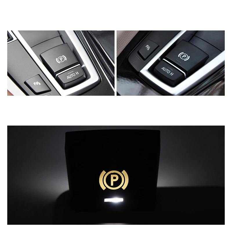 Электронный ручной тормоз P Кнопка Авто H стояночного переключателя для BMW 5 серии