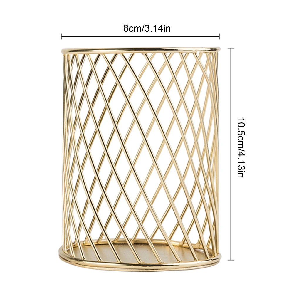 

Pen Holder Makeup Brush Cup Home Office Desk Storage Basket Pen Pencil Organizer for Kids Adults