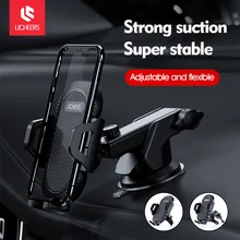 Licheers Sucker Car Phone Holder Mobile Phone Holder Stand in Car No Magnetic GPS Mount Support For iPhone 13 Pro Xiaomi Samsung