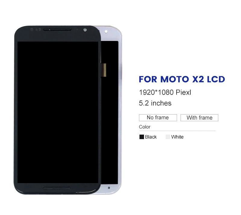ЖК-дисплей 5 2 &quotдля Motorola Moto X2 XT1092 XT1095 XT1097 сенсорный экран с рамкой и дигитайзером