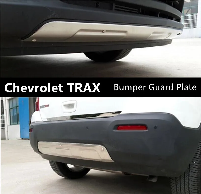 Для Chevrolet TRAX 2014 2015 2016 2017 2018 2019 Передняя и задняя защитная накладка для бампера