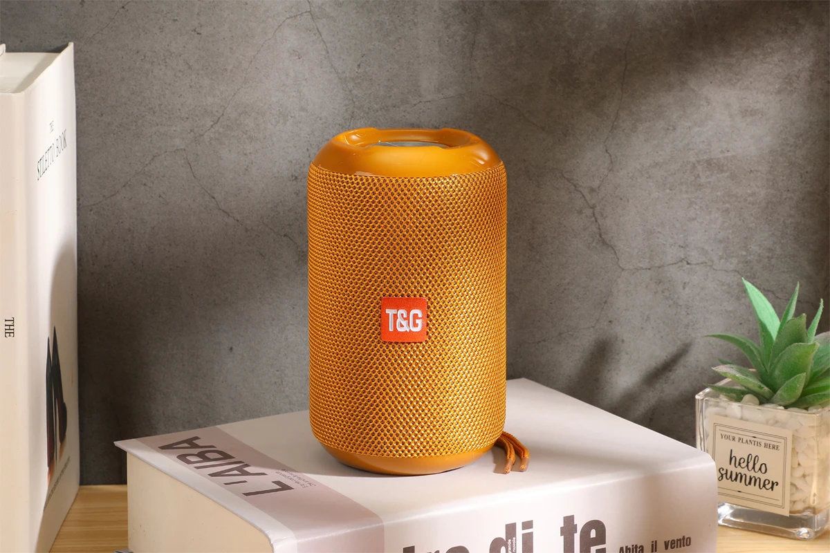 TG264 Outdoor Wireless Speaker Waterproof Bluetooth Portable Subwoofer TF MP3 Shape | Электроника